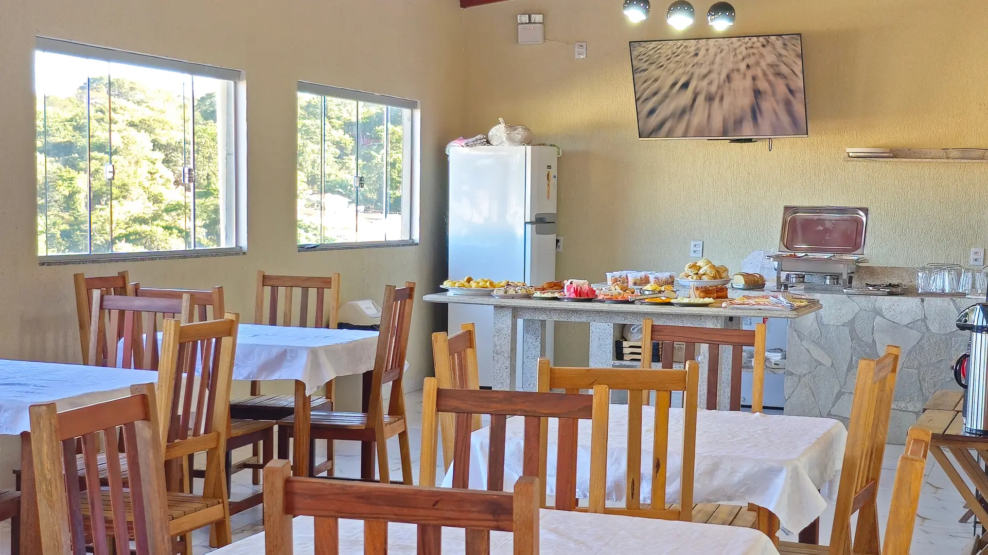 Cafe da manhã Pousada Vila Boa